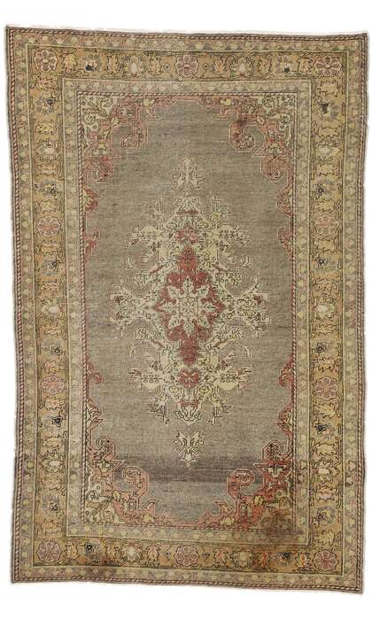 4 x 6 Antique Turkish Sivas Rug 73742