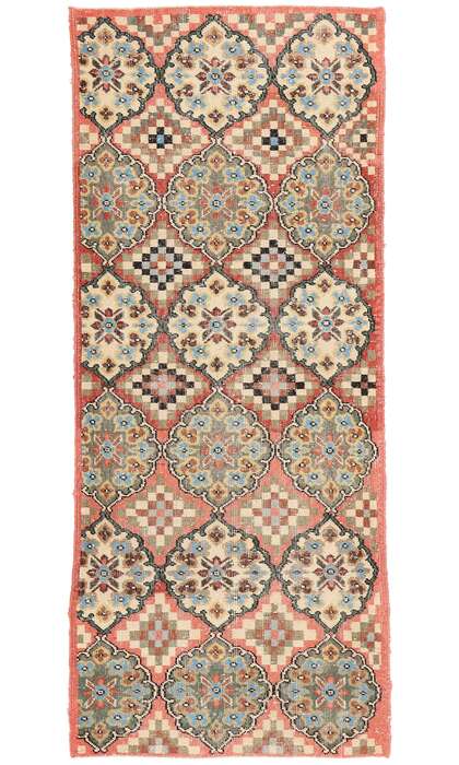 3 x 7 Zeki Muren Vintage Turkish Sivas Rug 52013