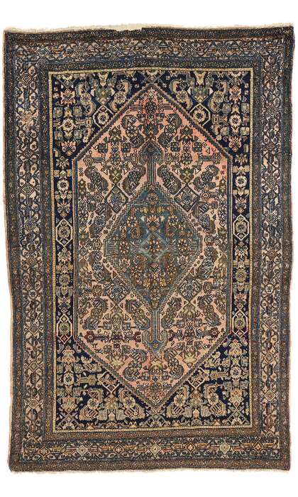 4 x 7 Antique Persian Bibikabad Rug 77710