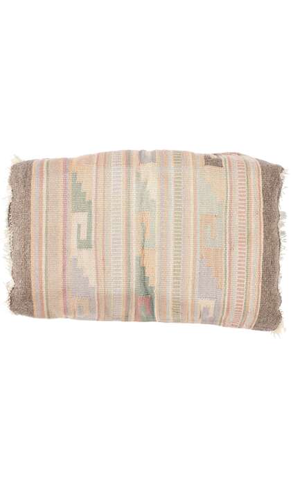 1 x 2 Vintage Pastel Tribal Kilim Pillow 78806