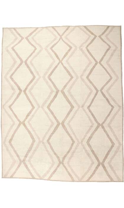 12 x 15 Organic Modern Zigzag Moroccan Rug 81082