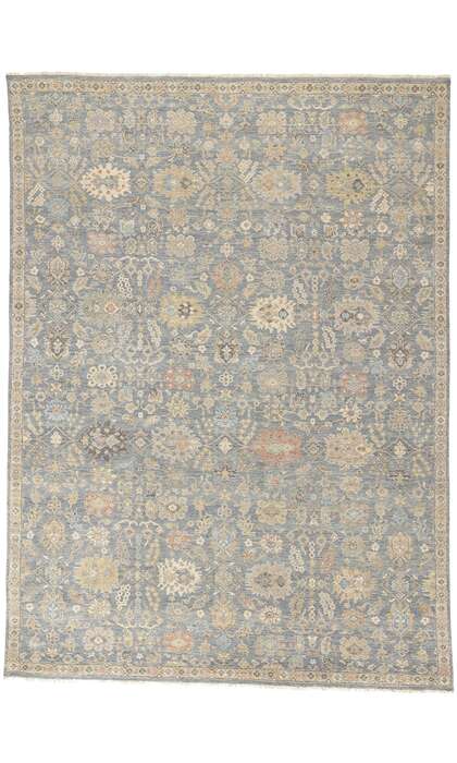 9 x 12 Vintage-Inspired Modern Oushak Rug 31051