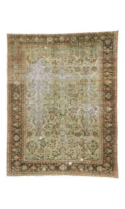 10 x 13 Distressed Lilihan Rug 72824