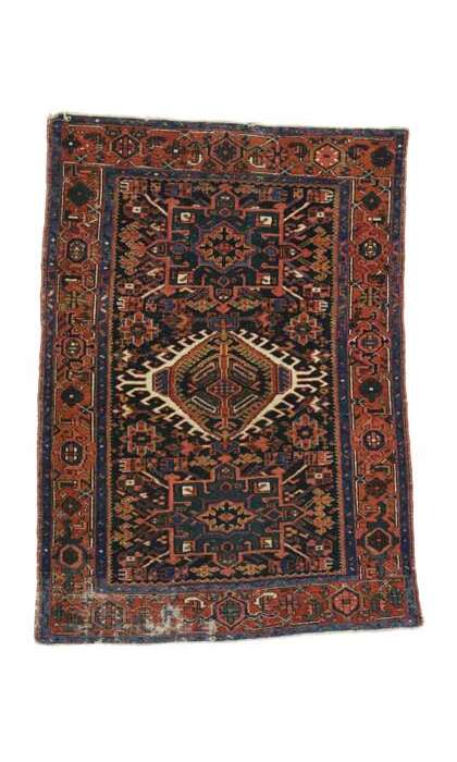 4 x 6 Antique Heriz Rug 76759