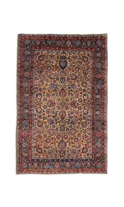 7 x 10 Antique Mashad Rug 76808