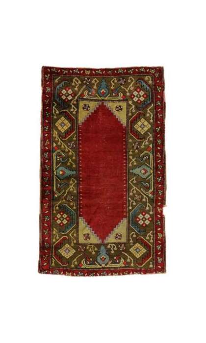 3 x 5 Vintage Oushak Rug 51684