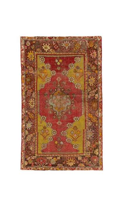 3 x 5 Vintage Oushak Rug 51685