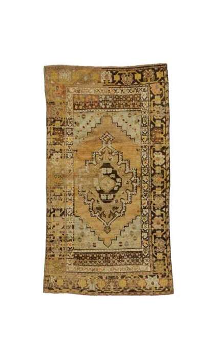 3 x 5 Vintage Oushak Rug 51687