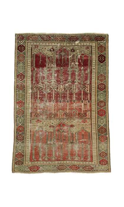 4 x 6 Vintage Oushak Rug 51690