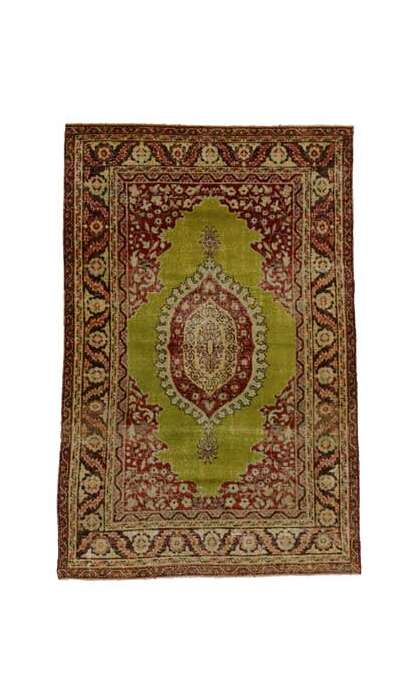 3 x 5 Vintage Oushak Rug 51698