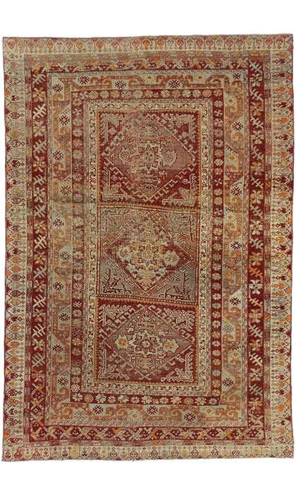 4 x 6 Vintage Oushak Rug 51724