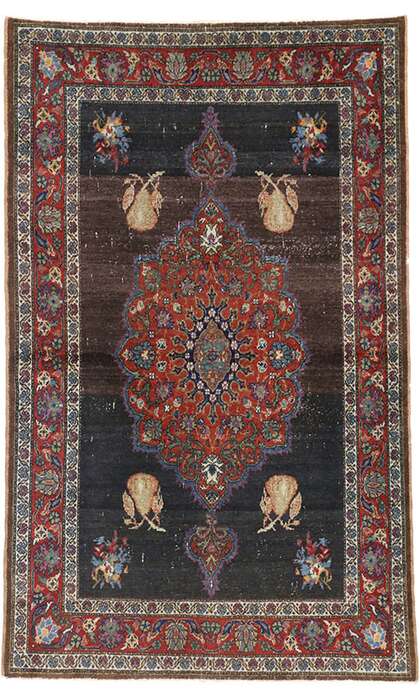 4 x 6 Vintage Oushak Rug 51725