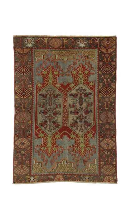 3 x 5 Vintage Oushak Rug 51750