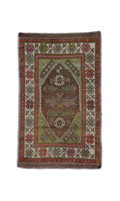 3 x 5 Vintage Oushak Rug 51758