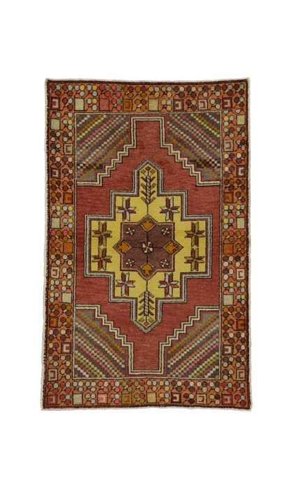 4 x 6 Vintage Oushak Rug 51774