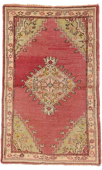 3 x 6 Vintage Oushak Rug 51779