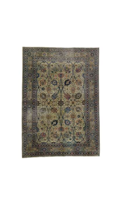 7 x 9 Antique Tabriz Rug 51883