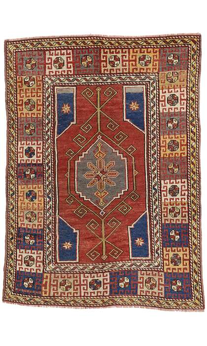 4 x 6 Vintage Oushak Rug 52074