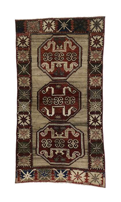 4 x 7 Vintage Oushak Rug 52109