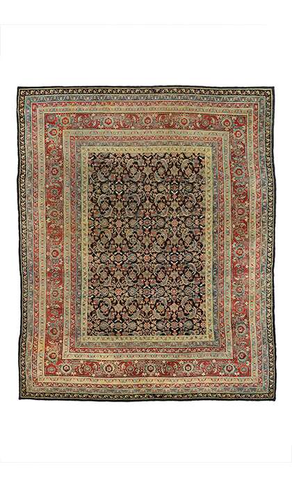 9 x 11 Vintage Agra Rug 769409 x 11 Antique Agra Rug 76940