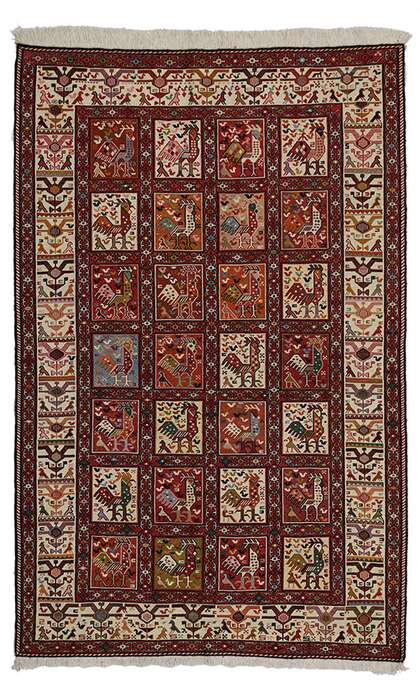 4 x 6 Vintage Soumak Rug 76997