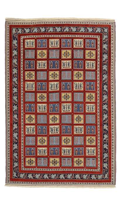 7 x 10 Vintage Gabbeh Rug 77006