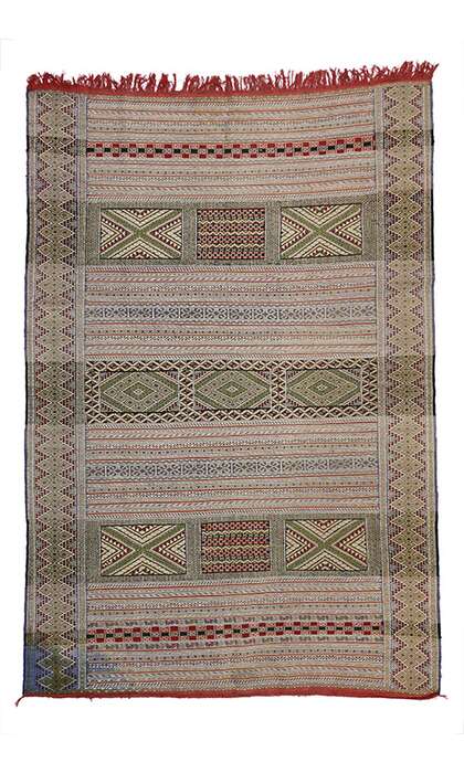 7 x 10 Vintage Kilim Rug 77008