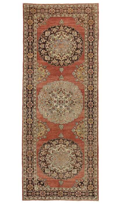 5 x 14 Vintage Oushak Rug 52248