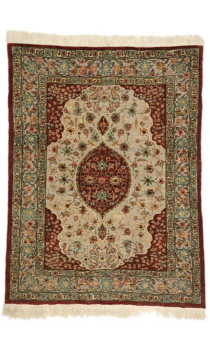 3 x 4 Vintage Hereke Rug 77024