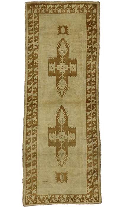 3 x 9 Vintage Oushak Rug 50023