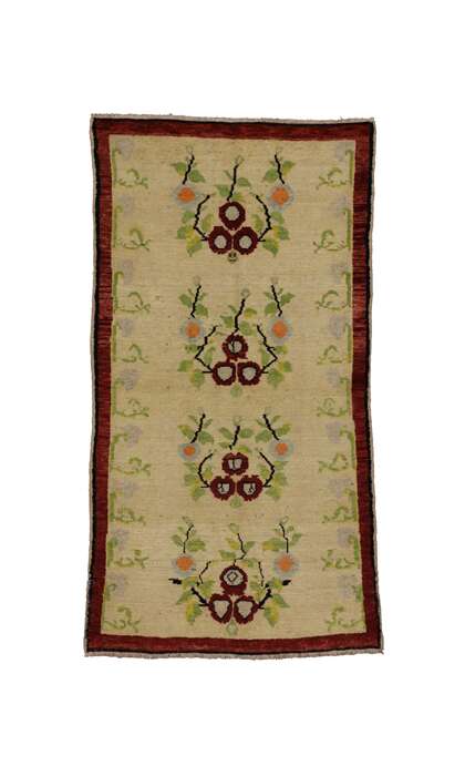 3 x 6 Vintage Oushak Rug 50067