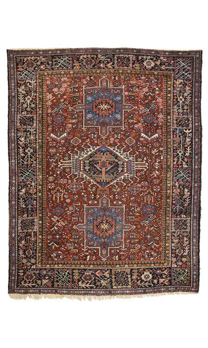 5 x 6 Antique Heriz Rug 77065