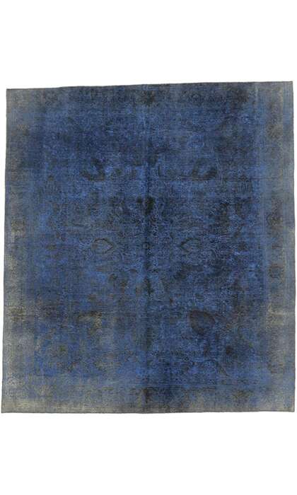 9 x 11 Vintage Overdyed Rug 60628