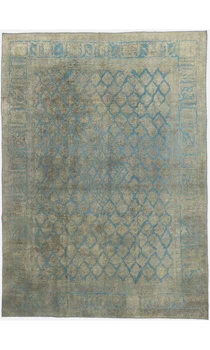 8 x 11 Vintage Overdyed Rug 60721