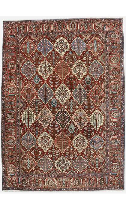 11 x 16 Antique Bakhtiari Rug 60738