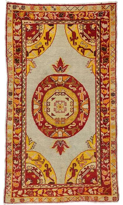 3 x 6 Vintage Oushak Rug 52318