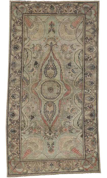 4 x 7 Vintage Oushak Rug 52332