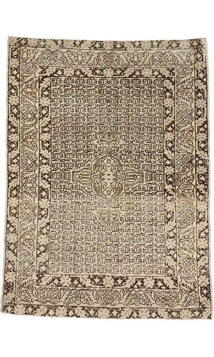 4 x 6 Vintage Oushak Rug 52335