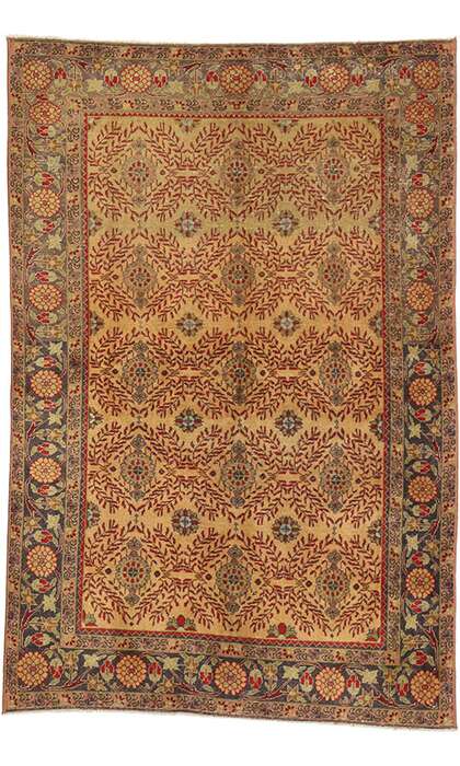 4 x 6 Vintage Oushak Rug 52336