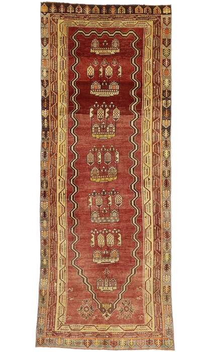 4 x 10 Vintage Oushak Rug 52350