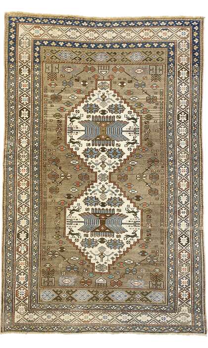 4 x 6 Vintage Oushak Rug 52395