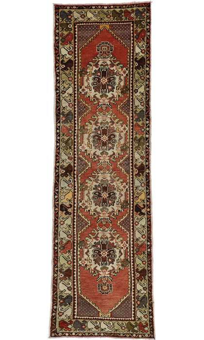 3 x 10 Vintage Oushak Rug 52408