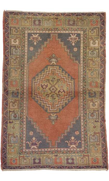 4 x 6 Vintage Oushak Rug 50135