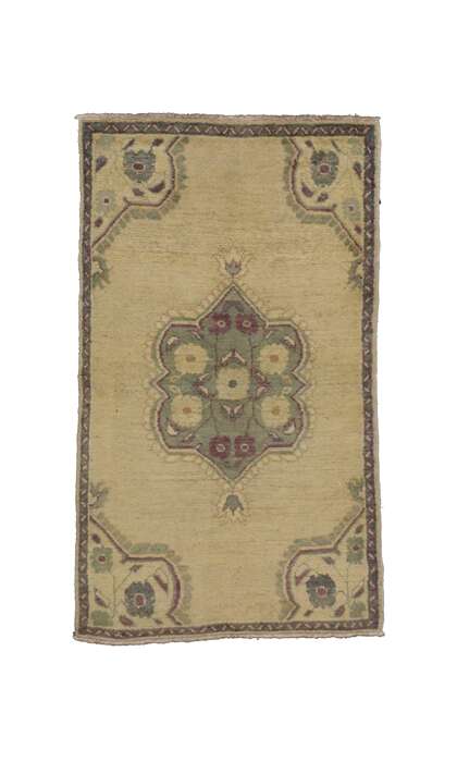 3 x 5 Vintage Oushak Rug 50137