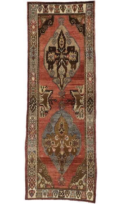 4 x 10 Antique Oushak Rug 50228