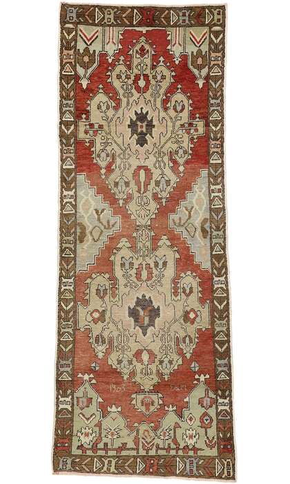 3 x 9 Antique Oushak Rug 50261