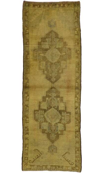 4 x 11 Vintage Oushak Rug 50280