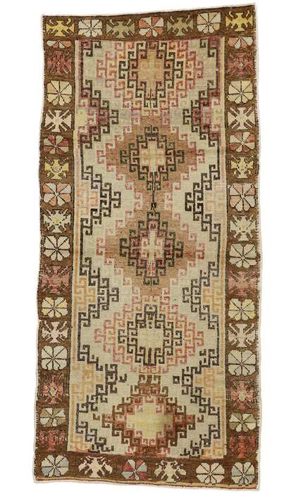 4 x 8 Antique Oushak Rug 50288