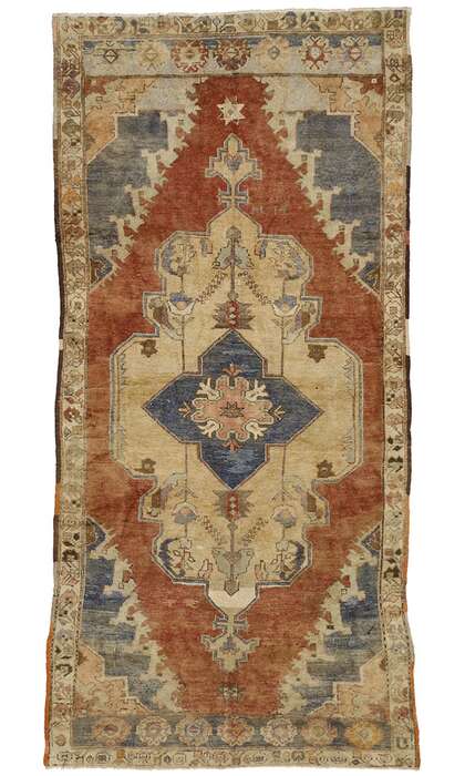 5 x 10 Vintage Oushak Rug 50312