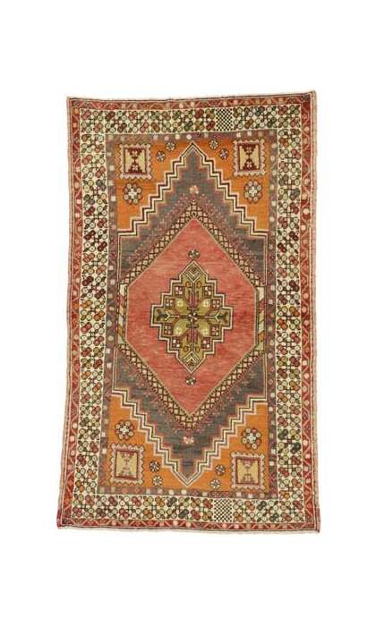 4 x 6 Vintage Oushak Rug 50339